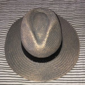 Free People wide brimmed straw hat